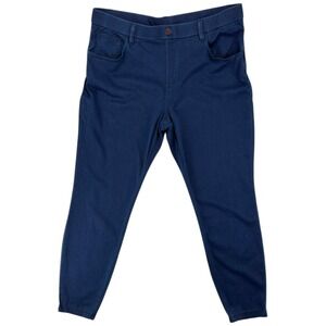 Halara High Rise Skinny Jeans Dark Wash Stretch Womens Size 1X 7/8